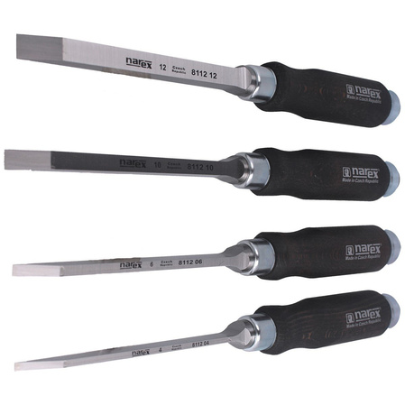 Zestaw dłut gniazdowych Narex Profi 4, 6, 10, 12 (863600)