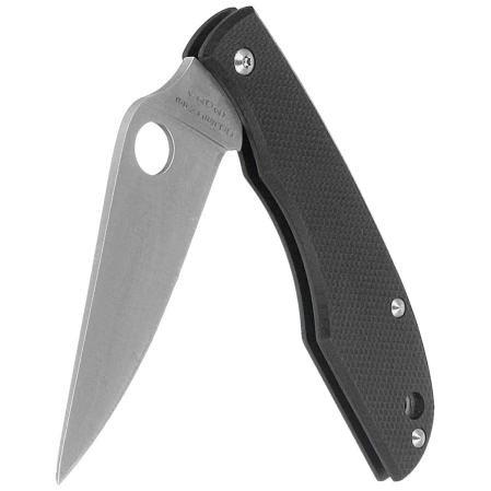 Nóż składany Spyderco Grasshopper Black G10, Satin 12C27 (C138GBKP)