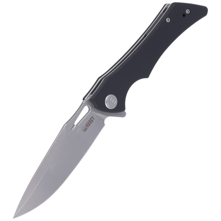 Kubey Raven KB245D Knife Black G10, Bead Blasted AUS-10 by Jelly Jerry