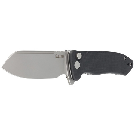 Kubey Creon Knife Black G10, Beadblasted AUS-10 (KU336E)
