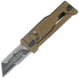 Nóż grawitacyjny OTF Reate EXO-U-V2 Diamond Pattern Bronze Aluminium, Stainless Steel (EXO-U-V2 DPB)