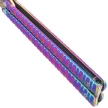 Nóż motylkowy Third Decor Habitat Balisong Rainbow Stainless Steel, Rainbow 420 (16071W)