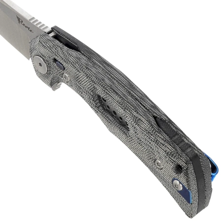 Nóż składany Reate PL-7 Black Micarta, Satin Nitro-V (PL-7 BKM SAT)