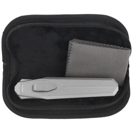 Nóż grawitacyjny Remette RT-Swordfish T Gray Aluminum/Carbon Fiber, Stonewashed 14C28N (ZL103C2)