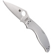 Nóż składany Spyderco UpTern Stainless, Plain 8Cr13MoV (C261P)