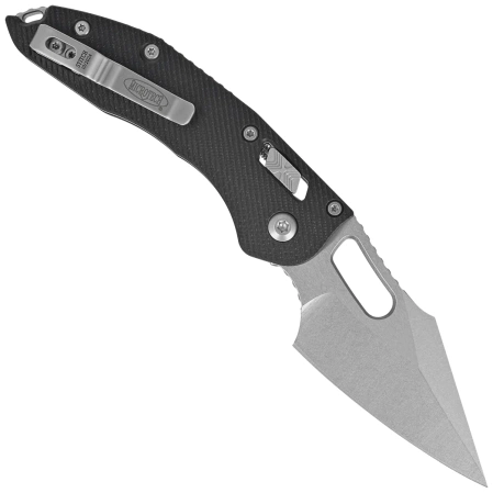 Nóż składany Microtech Stitch Ram-Lok S/E Black Fluted G10, Stonewashed M390MK by Borka Blades and Tony Marfione (169RL-10FLGTBK)