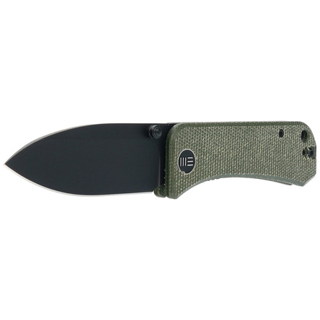 WE Knife Banter Green Micarta, Black Stonewashed CPM S35VN by Ben Petersen (2004J)