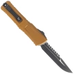 Microtech Combat Troodon Gen III Interceptor Signature OTF Knife Tan Aluminum, Black M390MK by Tony Marfione (1217-1TAS)