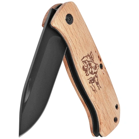 Nóż składany Martinez Albainox Country Wild Boar Wood, Black 3Cr13Mov (25147GR630)