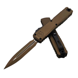 Microtech Ultratech Gen III ZBP D/E OTF Knife Burnt Bronze Cerakote Aluminum, Burnt Bronze Cerakote M390MK by Tony Marfione (1122-1UB-C19Z4)
