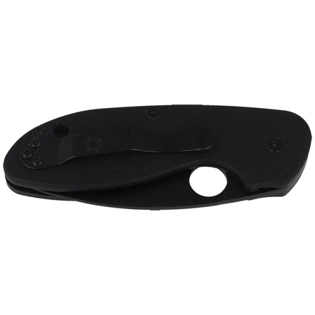 Spyderco Efficient Knife Black G10, Black 8Cr13Mo (C216GPBBK)