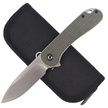CIVIVI Knife Elementum Flipper Dark Green Micarta, Satin Finish (C907T)