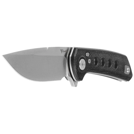 Reate PL-XF-1 Knife Black Micarta/G10 Inlay, Stonewashed Nitro-V