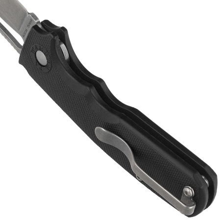 Nóż składany Demko Shark Cub Slicer Shark Black GRN, Stonewashed AUS10A by Andrew Demko (SC-10A-GRNBLK-SS)