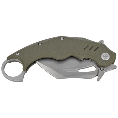 Nóż składany Kubey Wrath Green G10, Beadblasted 14C26N by MUZI Design (KU261B)