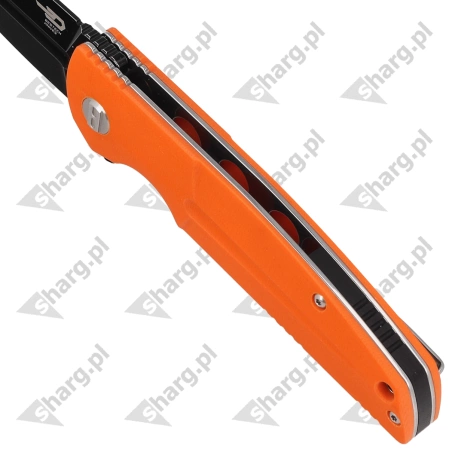 Nóż składany Bestech Fin Orange G10, Black Stonewashed 14C28N (BG34B-3)