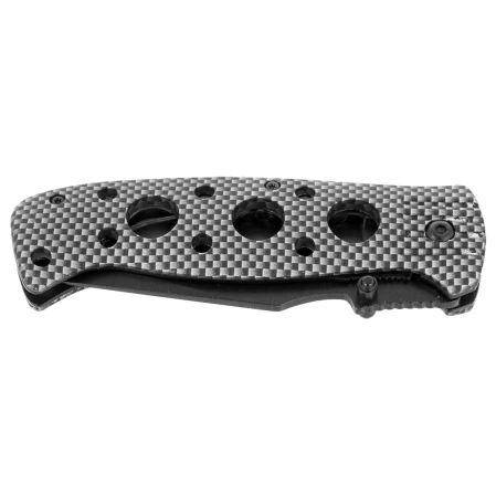 K25 RK-19221 Knife Rubbered Black Aluminium, Black Titanium 7Cr17Mov