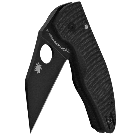Spyderco MicroJimbo SALT Knife Black G10, Black DLC MagnaCut by Michael Janich (C264GMCBKP)