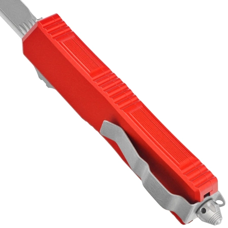 Nóż automatyczny OTF Microtech Scarab II Executive Gen III S/E Red Aluminium, Apocalyptic M390MK by Tony Marfione (1176-10APRD)