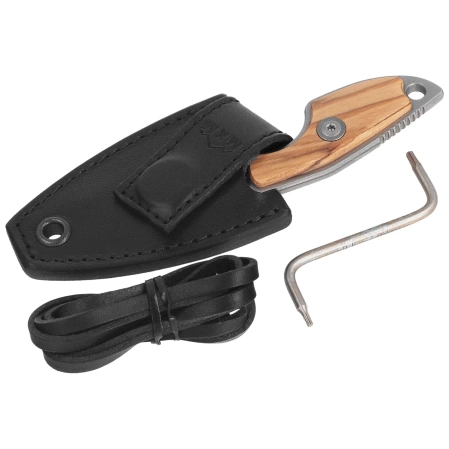 MKM Mikro 1 Knife Olive Wood, Satin M390 by Jesper Voxnæs (MK MR01-O)