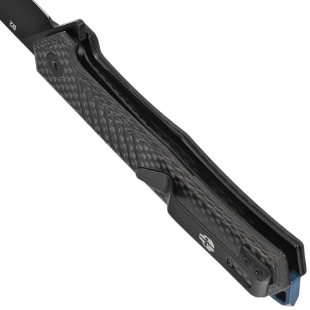 Nóż składany Tekto F1 Alpha Black Carbon Fiber, Blue HW, Black D2
