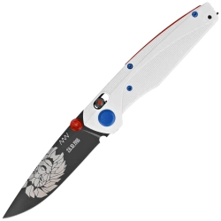 ANV A100 1918 BB Limited Edition No 26/100 Knife White GRN, Black DLC Sleipner (ANVA100-036)