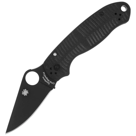 Nóż składany Spyderco Para 3 Salt Black G10, Black DLC MagnaCut by Sal, Eric Glesser (C223GMCBKP)