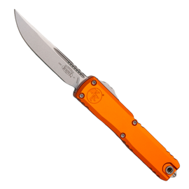 Microtech Ultratech Gen IV S/E OTF Knife Orange Aluminum, Stonewashed M390MK by Tony Marfione (11214-10OR)