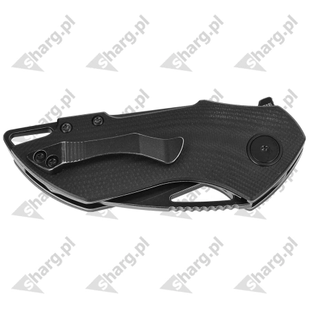 Bestech Knife Riverstone Black G10, Black Stonewashed 154CM by Frank Grissom (BL03C)