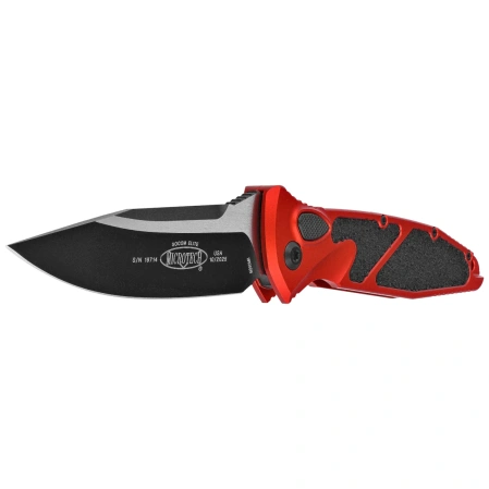 Microtech Socom Elite Auto S/E Knife Red Aluminum, Black M390 by Tony Marfione (160A-1RD)