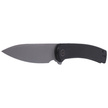 WE Knife Upshot LE No 246/410 Black Ti, Polished Bead Blasted CPM 20CV (2102A)