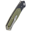 Bestech Knife Swordfish Black / Green G10, Satin D2 (BG03A)