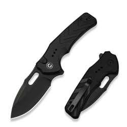 Civivi Vexron Knife Black G10, Black Stonewashed 14C28N (C24066-1)