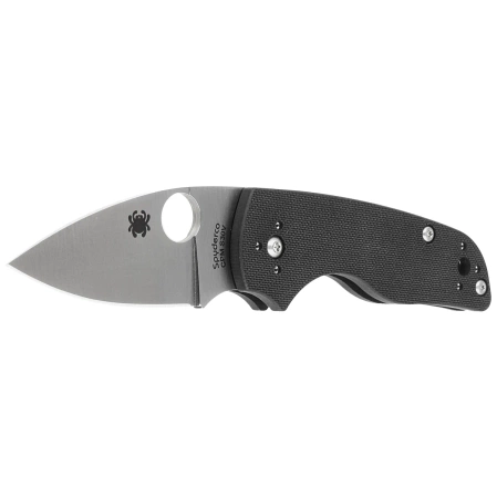 Spyderco Lil' Native Slipit Black G10, Satin Plain CPM S30V by Eric Glesser (C230NLGP)