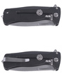 LionSteel SR22A Black Aluminum, Satin Sleipner by Molletta (SR22A BS)
