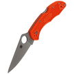 Nóż składany Spyderco Delica 4 FRN Orange Flat Ground Plain (C11FPOR)