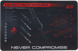 Microtech Combat Troodon Black Display Mat (MAT-CT)
