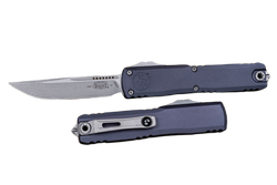 Microtech Ultratech Gen IV S/E OTF Knife Graphite Aluminum, Apocalyptic M390MK by Tony Marfione (11214-10APGP)