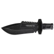 Nóż Third Decor Habitat Terminator Black Rubberized ABS, Stonewashed 420 (H0301)