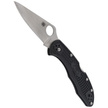 Spyderco Delica 4 FRN Black PlainEdge Knife (C11PBK)