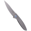 Nóż składany Kubey Pike Gray Titanium, Sandblasted CPM 20CV by Parsons Bladeworks (KB2103A)