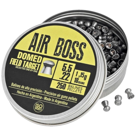 Apolo Air Boss Domed Field Target AirGun Pellets .22/5.5 mm, 250 pcs 1.15g/18.0gr (30203)