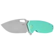 Kubey Tityus KB360B Knife Green Titanium, Bead Blasted 14C28N