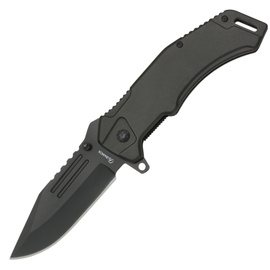 Martinez Albainox Knife Black Aluminum, Black 3Cr13Mov (19909)