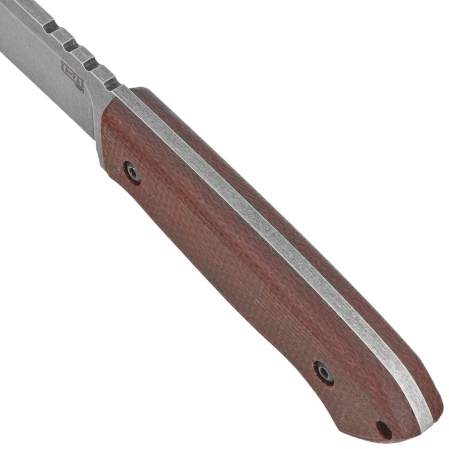 Nóż Za-Pas Ultra Outdoor Brown Micarta, Black Cerakote O2 (UO-CE-M-BR)