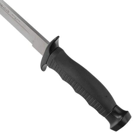 Muela 95-191 Black Rubber Knife, Satin 420H