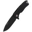 Nóż składany LionSteel ROK Black Aluminium, Black M390 by Molletta (ROK A BB)