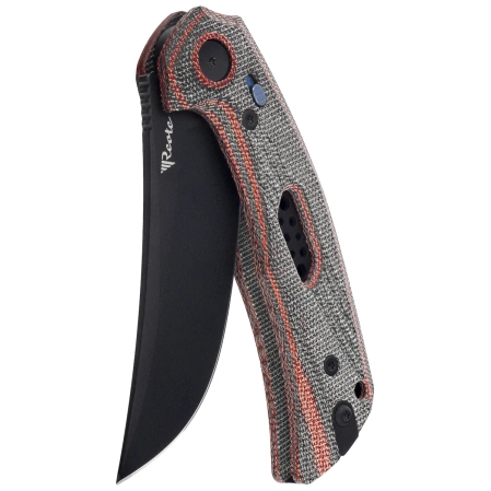 Reate PL-7 Knife Red / Black Micarta, Black PVD Nitro-V (PL-7 RDBKM PVD)
