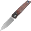 Reate PL-6 Knife Red / Black Micarta, Satin Nitro-V (PL-6 RDBKM SAT)