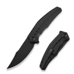 WeKnife Kyklos Black Titanium, Black Stonewashed M390 (WE23086-1)